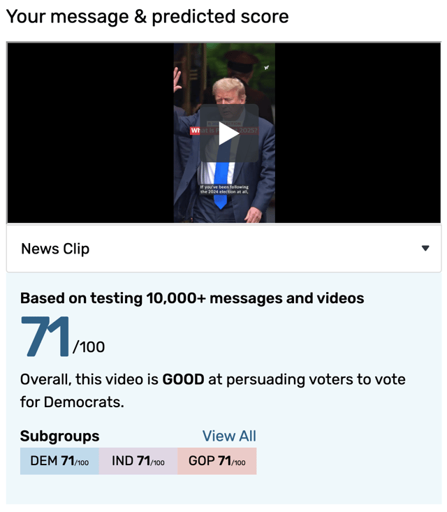 Blue Rose video message test